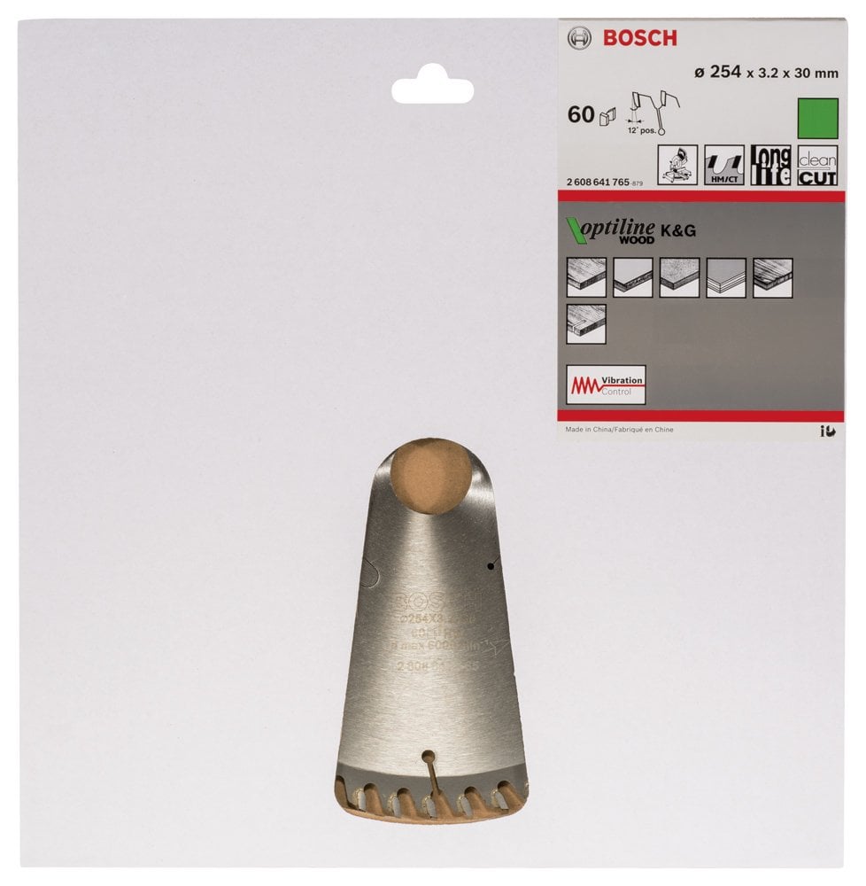 Bosch - Optiline Serisi Ahşap için Daire Testere Bıçağı 254*30 mm 60 Diş - Resim 2