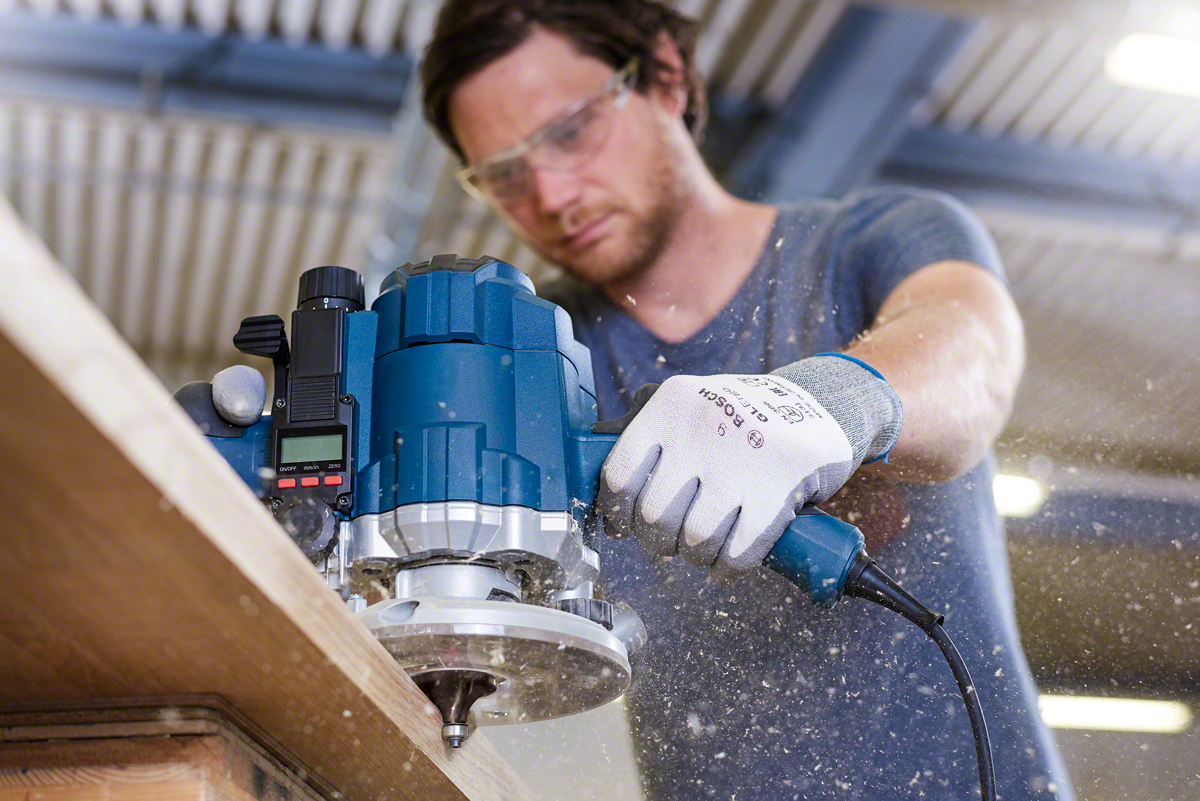 Bosch - Standard Seri Ahşap İçin Çift Oluklu, Sert Metal Ekstra Uzun Düz Freze Ucu 8*10*56mm - Resim 4