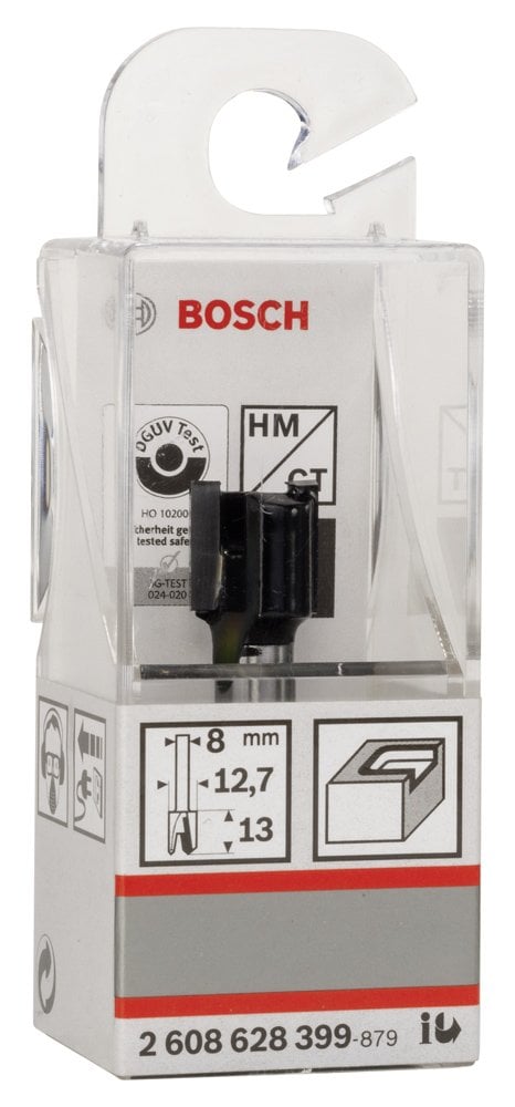 Bosch - Standard Seri Ahşap İçin Çift Oluklu, Sert Metal Menteşeli Açma Frezesi 8*12,7*50,8 mm - Resim 2
