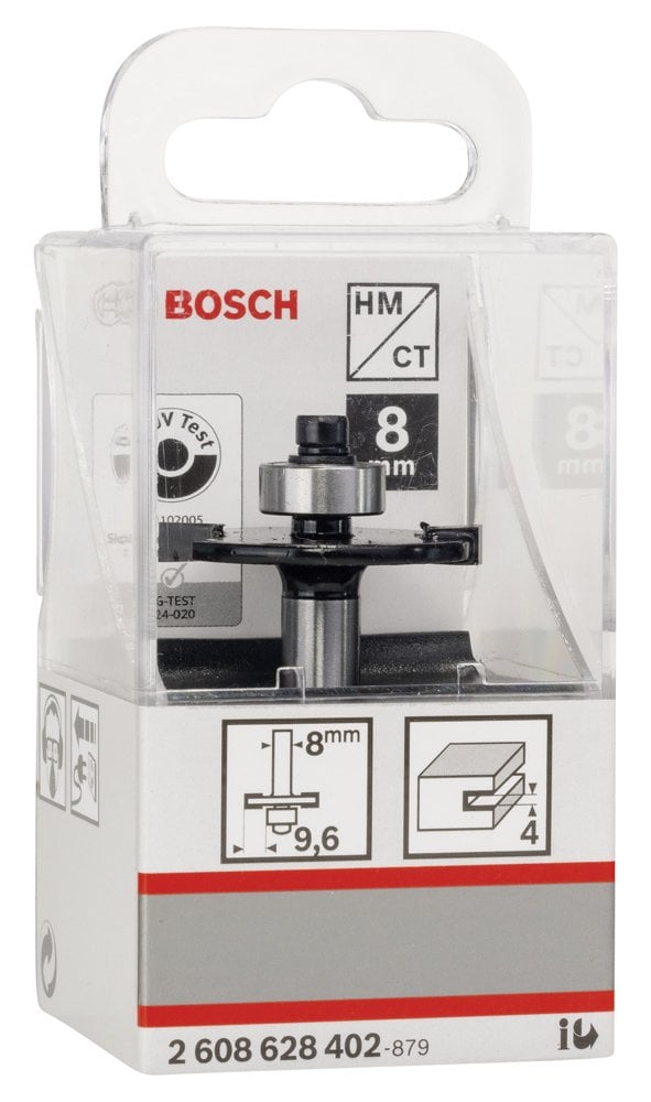 Bosch - Standard Seri Ahşap İçin Çift Oluklu, Sert Metal Bilya Yataklı Diskli Kanal Frezesi 8*32*4*51 mm - Resim 2
