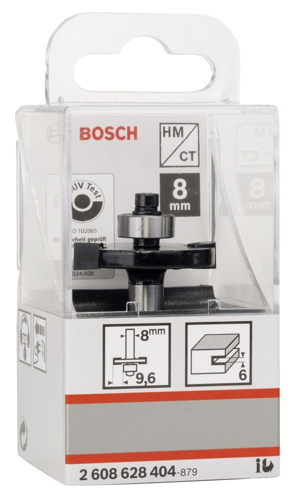 Bosch - Standard Seri Ahşap İçin Çift Oluklu, Sert Metal Bilya Yataklı Diskli Kanal Frezesi 8*32*6*51 mm - Resim 2