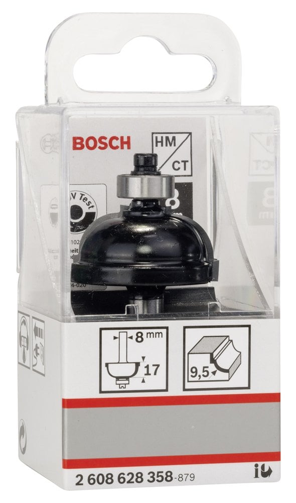 Bosch - Standard Seri Ahşap İçin Çift Oluklu Sert Metal Kenar Biçimlendirme Frezesi 8*35*59mm - Resim 2