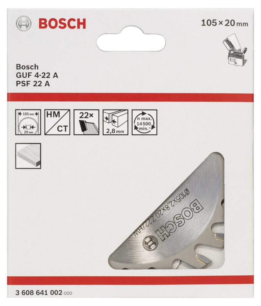 Bosch - GUF 4-22 A İçin Kesici Bıçak 20*2,8 mm 22 Diş - Resim 2
