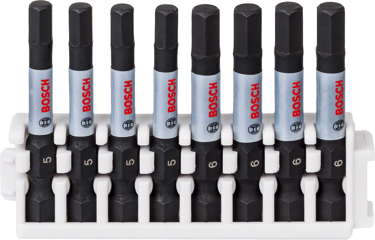 Bosch - Impact Control Serisi Vidalama Ucu 8'li H5x4/H6x4 *50mm