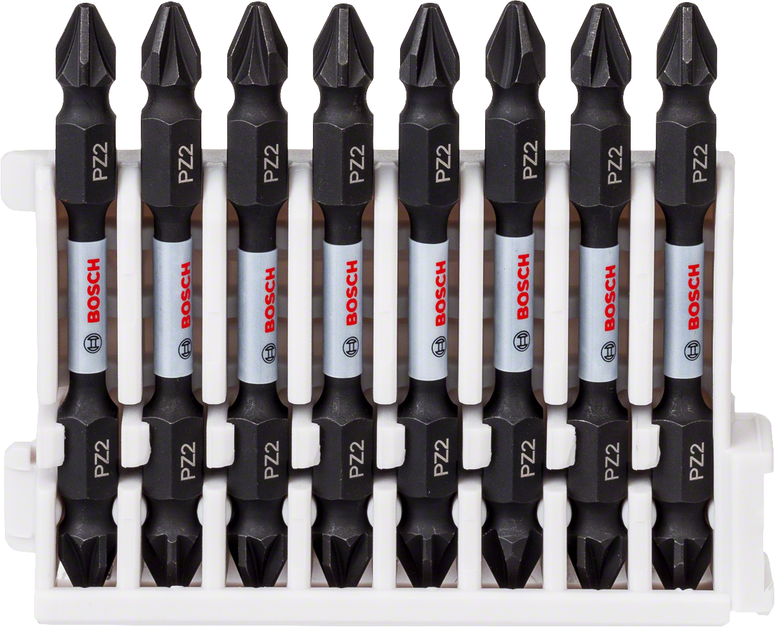 Bosch - Impact Control Serisi Çift Taraflı Vidalama Ucu 8'li PZ2 *65mm