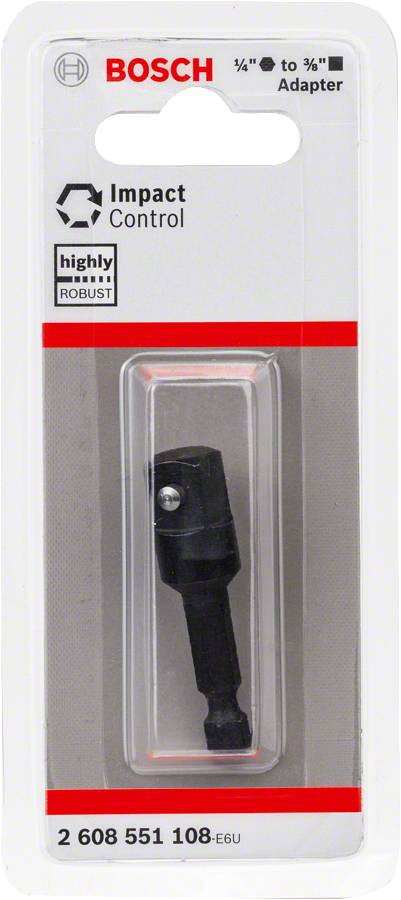 Bosch - 1/4'' Hex 3/8'' Socket Adaptör *50mm - Resim 2