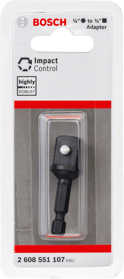 Bosch - 1/4'' Hex 1/2'' Socket Adaptör *50mm - Resim 2