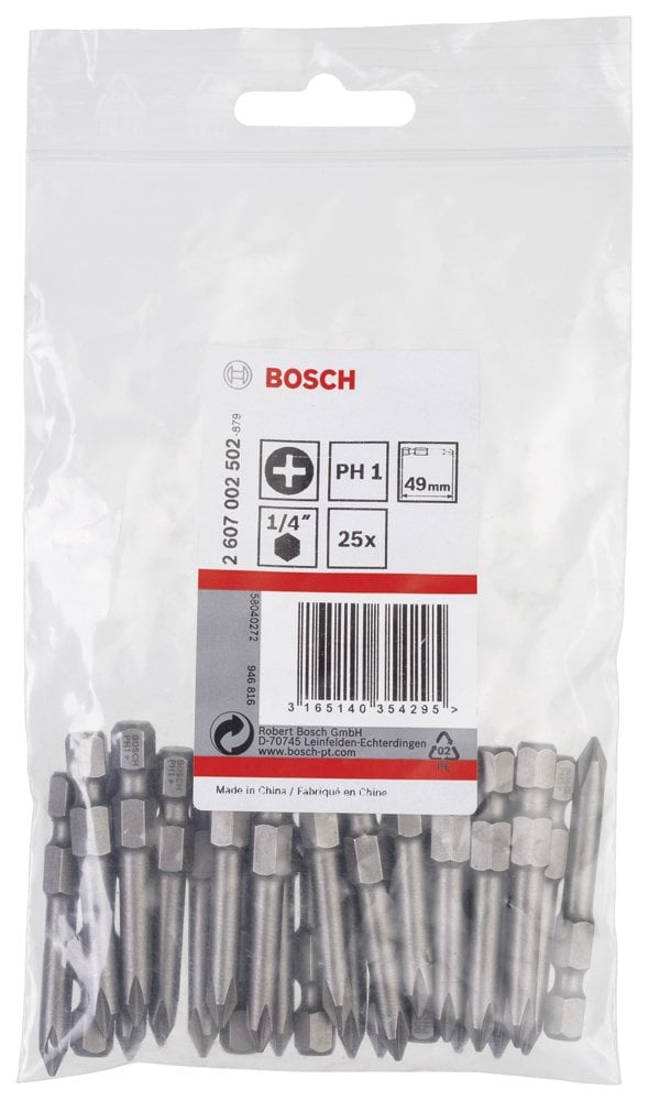 Bosch - Extra Hard Serisi Vidalama Ucu PH1*49 mm 25'li - Resim 2