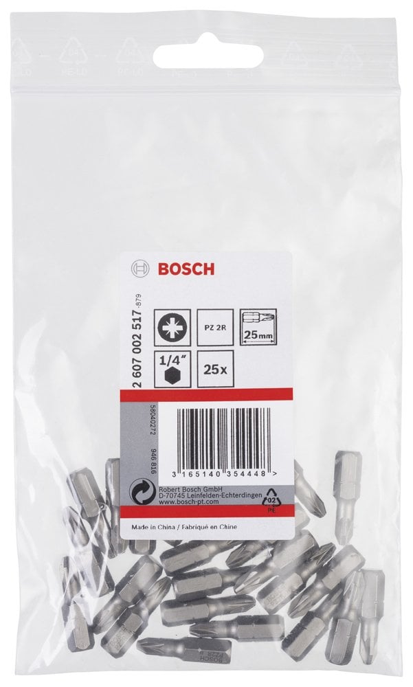 Bosch - Extra Hard Serisi Vidalama Ucu PZ2R*25 mm 25'li - Resim 2