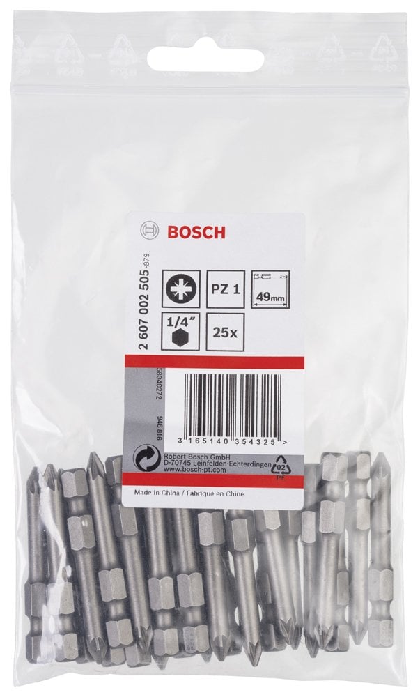 Bosch - Extra Hard Serisi Vidalama Ucu PZ 1*49 mm 25'li - Resim 2