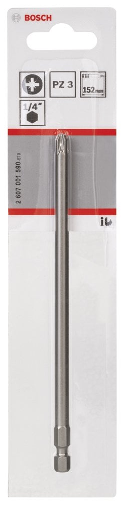Bosch - Extra Hard Serisi Vidalama Ucu PZ 3*152 mm 1'li - Resim 2