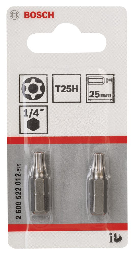 Bosch - Extra Hard Serisi Security-Torx® Vidalama Ucu T25H*25 mm 2li - Resim 2