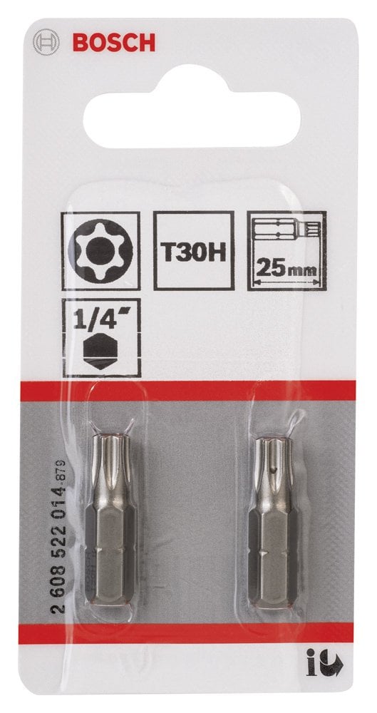 Bosch - Extra Hard Serisi Security-Torx® Vidalama Ucu T30H*25 mm 2li - Resim 2