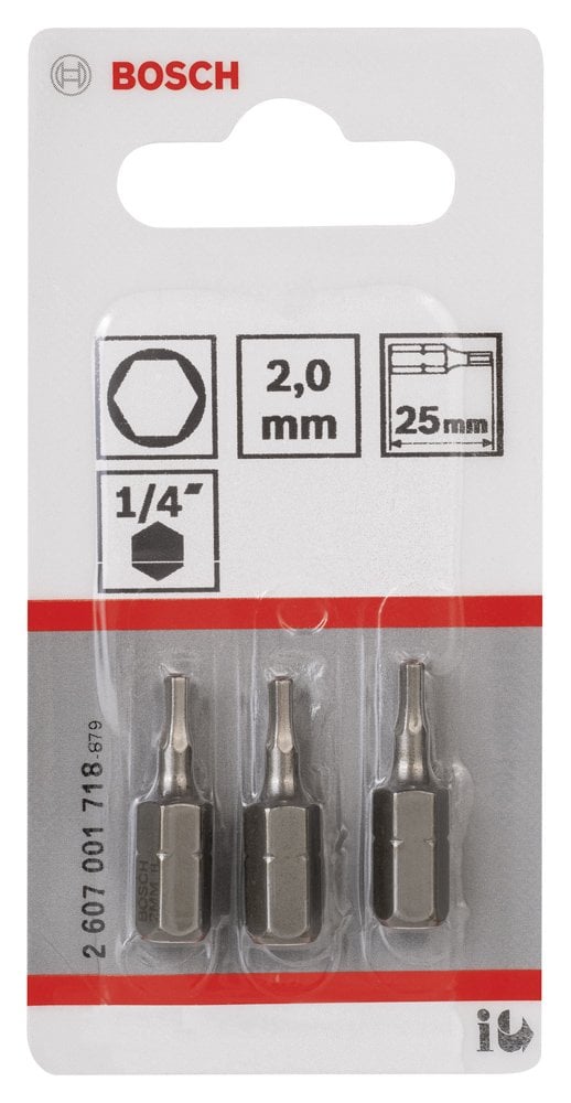 Bosch - Extra Hard Serisi HEX2*25 mm 3'lü - Resim 2