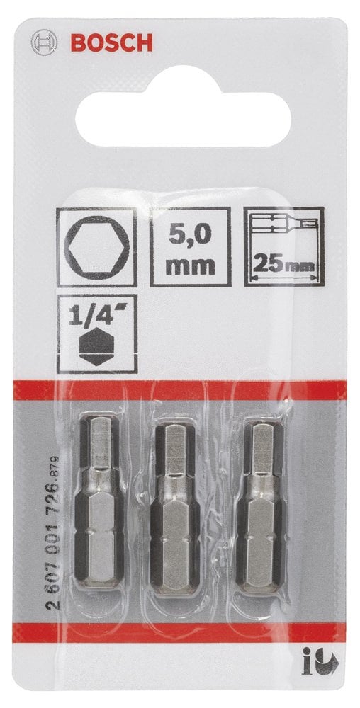 Bosch - Extra Hard Serisi HEX5*25 mm 3'lü - Resim 2