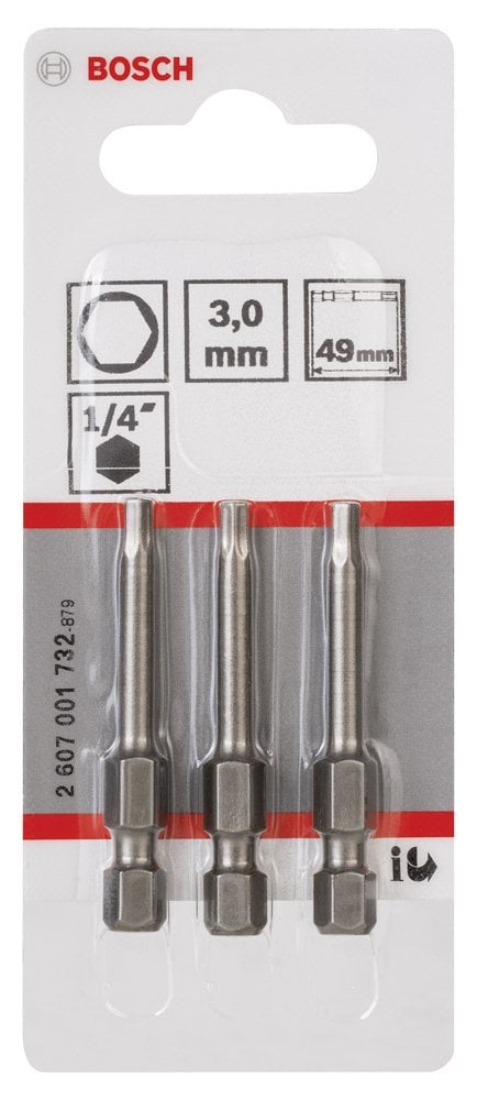 Bosch - Extra Hard Serisi HEX3*49 mm 3'lü - Resim 2