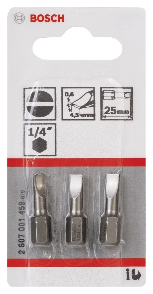 Bosch - Extra Hard Serisi S0,6x4,5*25 mm 3'lü - Resim 2