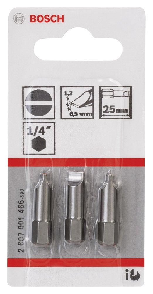 Bosch - Extra Hard Serisi S1,2x6,5*25 mm 3'lü - Resim 2