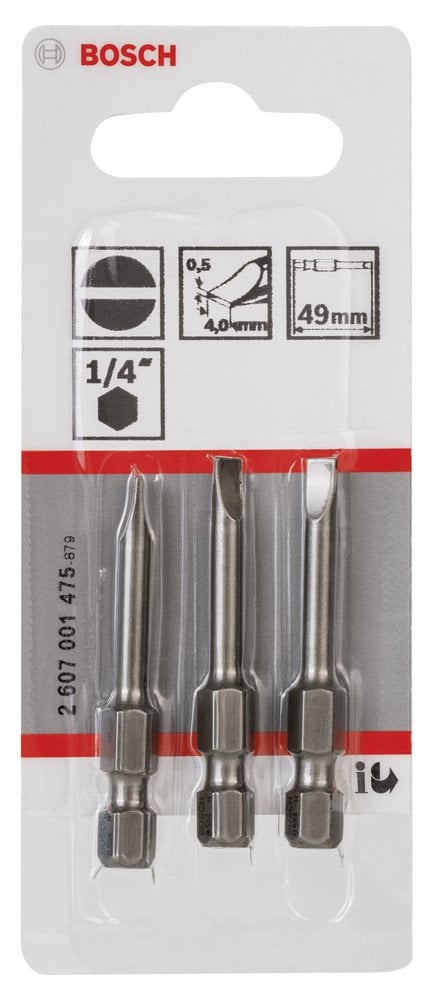 Bosch - Extra Hard Serisi S0,5x4,0*49 mm 3'lü - Resim 2