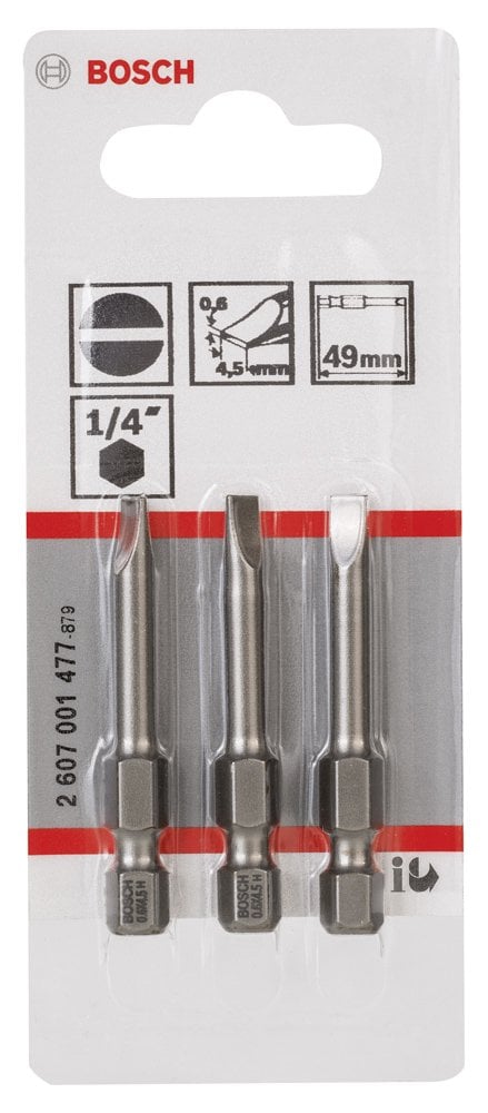 Bosch - Extra Hard Serisi S0,6x4,5*49 mm 3'lü - Resim 2