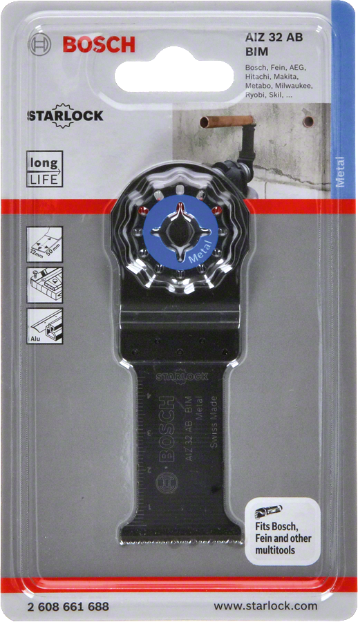 Bosch - Starlock - AIZ 32 AB - BIM Metal İçin Daldırmalı Testere Bıçağı 1'li - Resim 2