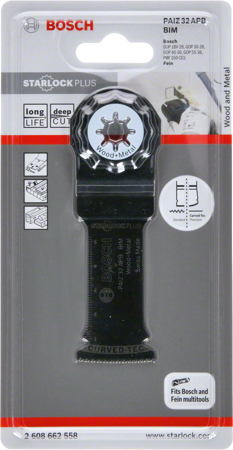 Bosch - Starlock Plus - PAIZ 32 APB - BIM Ahşap ve Metal İçin Daldırmalı Testere Bıçağı 1'li - Resim 2