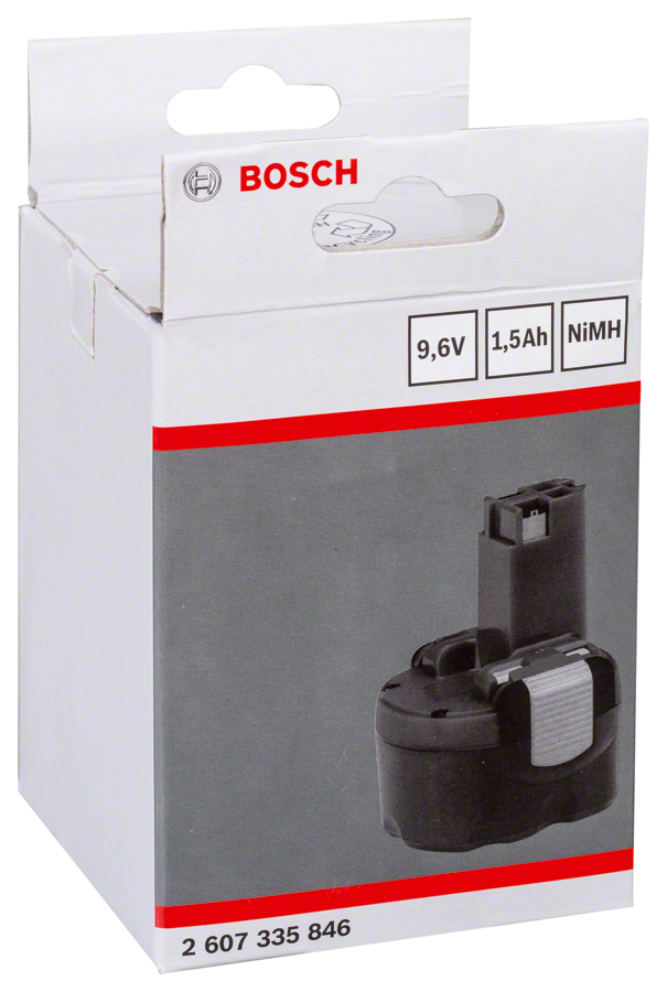 Bosch - 9,6 V 1,5 Ah DIY NiMh O-Pack Akü - Resim 2
