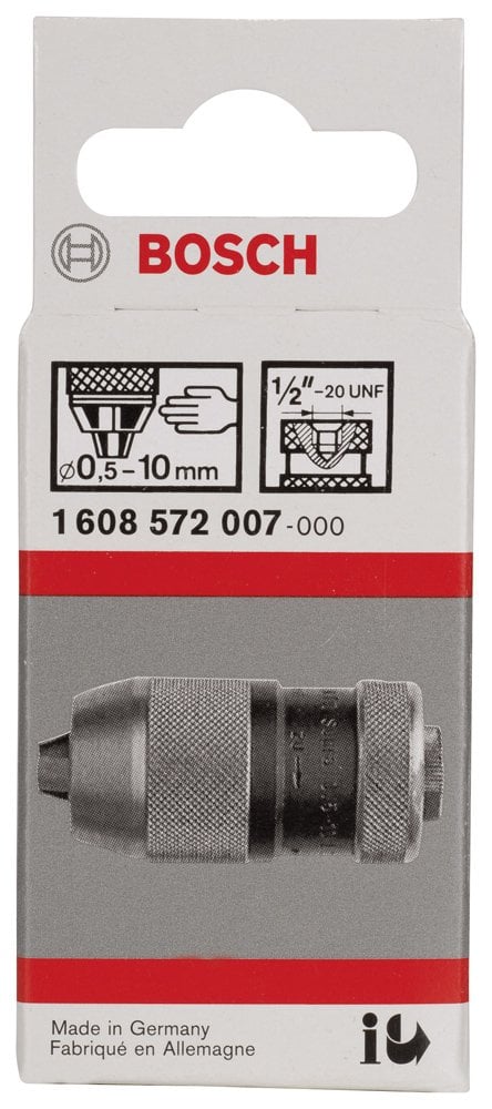 Bosch - 0,5-10 mm - 1/2''-20 Anahtarsız Mandren - Resim 2