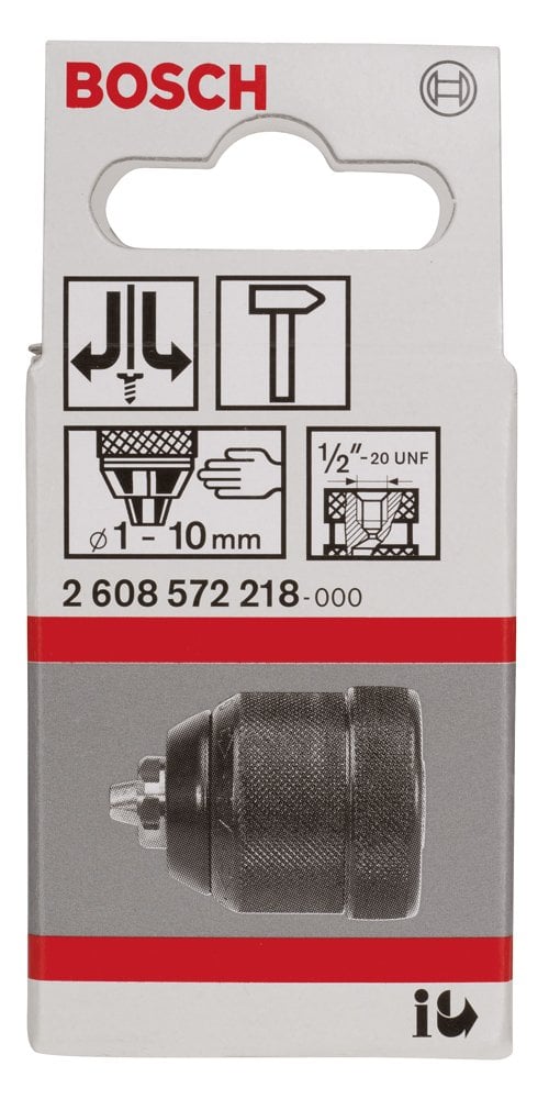 Bosch - 1-10 mm - 1/2''-20 Anahtarsız Mandren - Resim 2