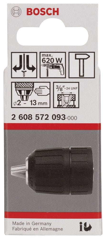 Bosch - 1,5-13 mm - 3/8''-24 Anahtarsız Mandren - Resim 2
