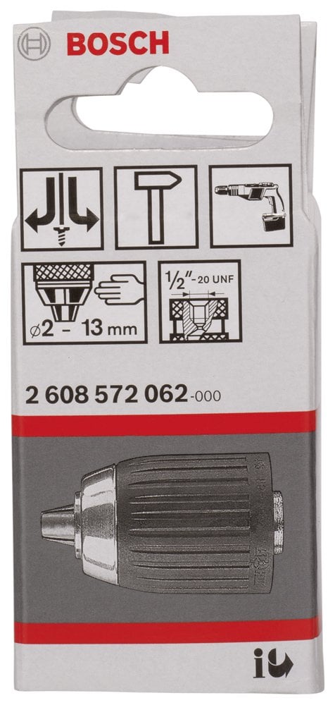 Bosch - 2-13 mm - 1/2''-20 Anahtarsız Mandren - Resim 2