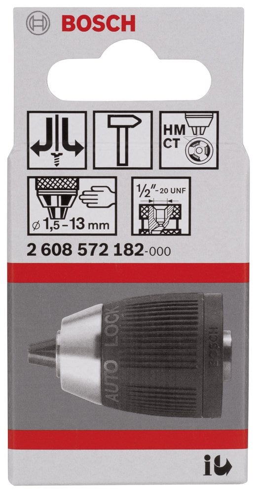Bosch - 1,5-13 mm - 1/2''-20 Anahtarsız Mandren - Resim 2