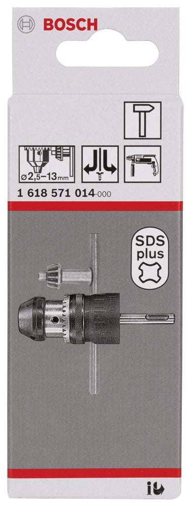 Bosch - 2,5-13 - SDS-Plus Anahtarlı Mandren - Resim 2