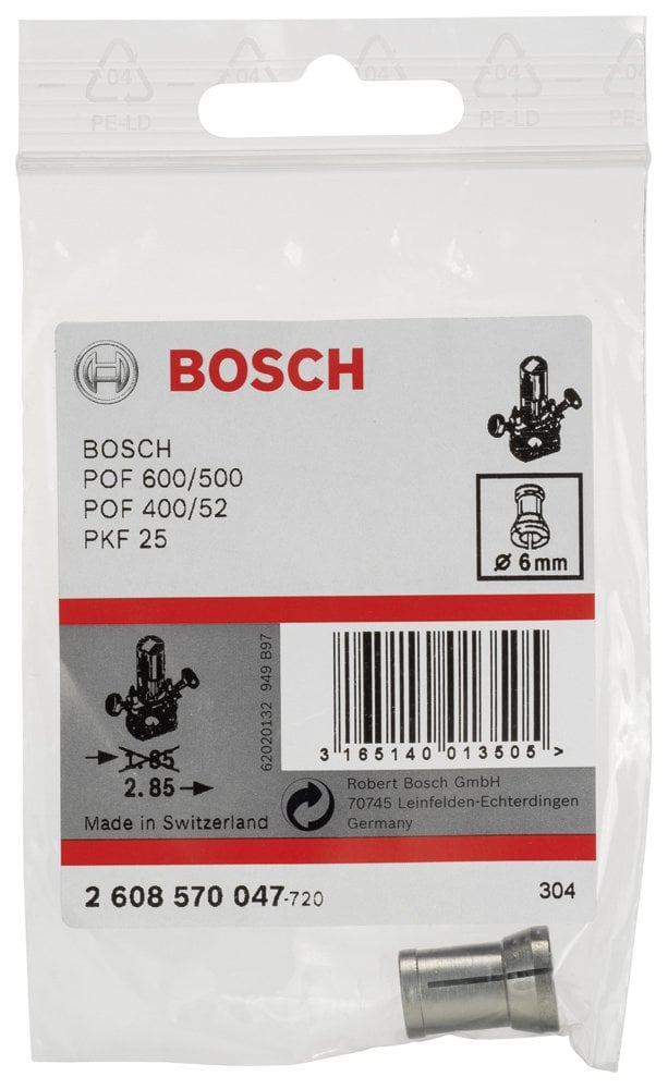 Bosch - 6 mm Penset - POF 500/600 GGS 27/C - Resim 2