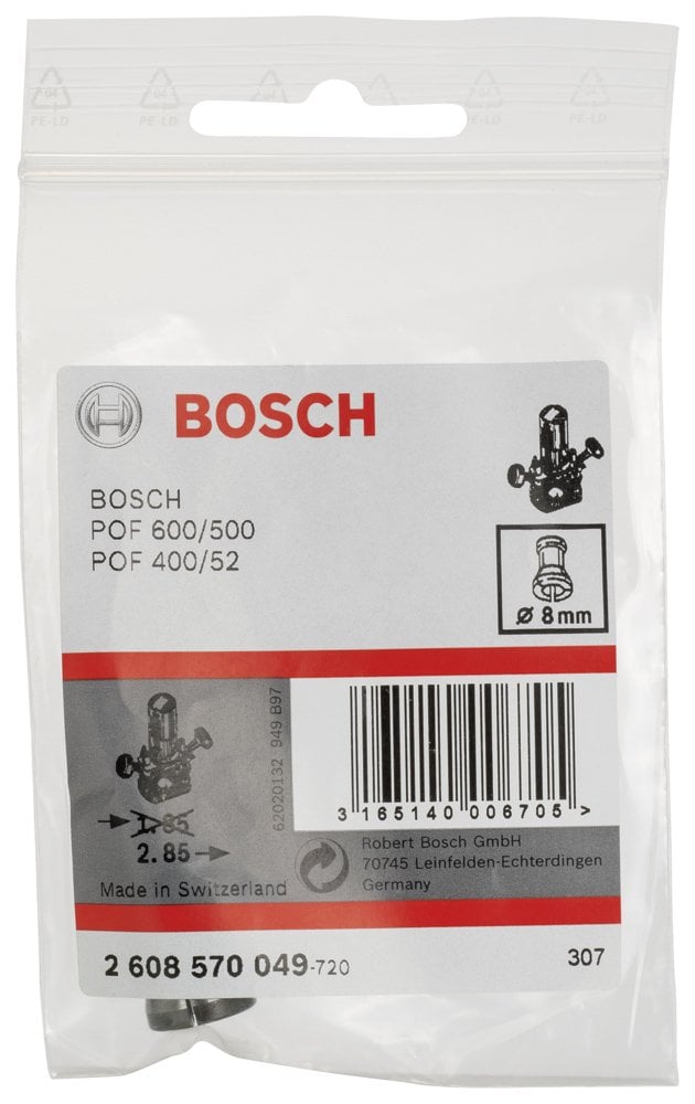 Bosch - 8 mm Penset - POF 500/600 GGS 27/C - Resim 2