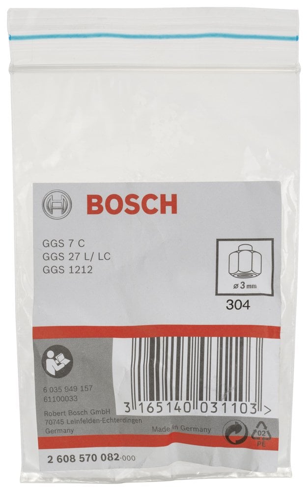 Bosch - GGS 7C-27 L/C Sıkma Somunlu Penset 3 mm - Resim 2