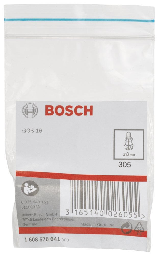 Bosch - GGS 16 Sıkma Somunlu Penset 8 mm - Resim 2