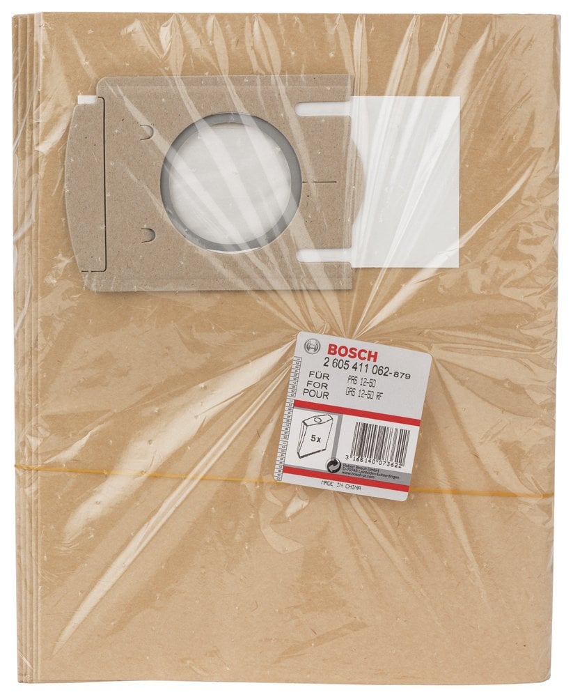 Bosch - Elektrikli Süpürgeler İçin Kağıt Filtre Torbası (GAS 12-50 RF Professional; PAS 12-50 F için uygun) - Resim 2