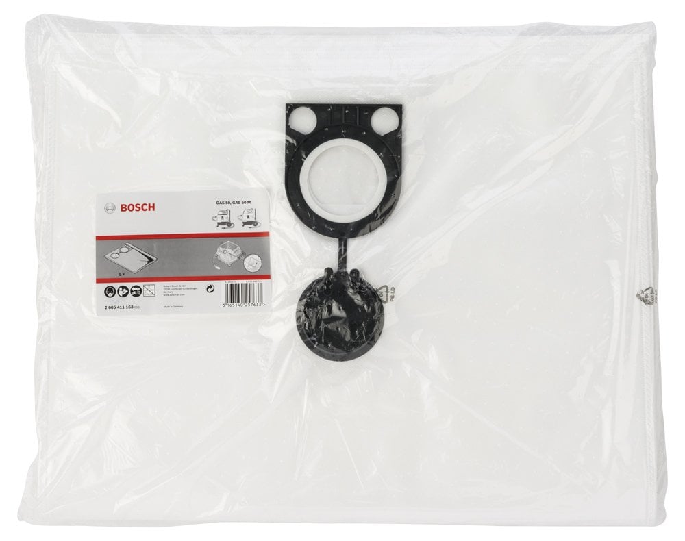 Bosch - Elektrikli Süpürgeler İçin Kağıt Filtre Torbası (GAS 50; GAS 50 M Professional için uygun) - Resim 2
