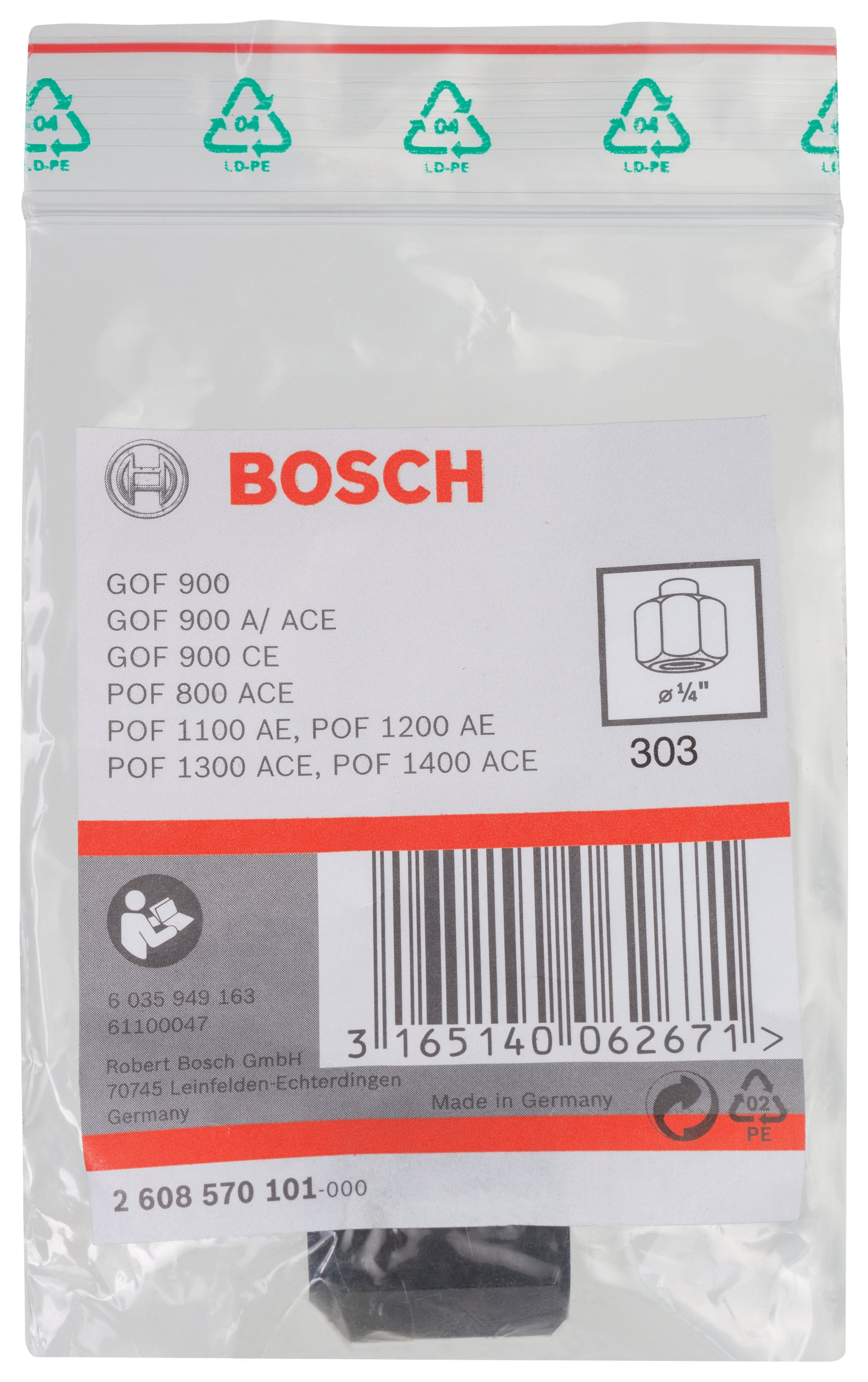 Bosch - 1/4'' cap 19 mm Anahtar Genisligi Penset - Resim 2