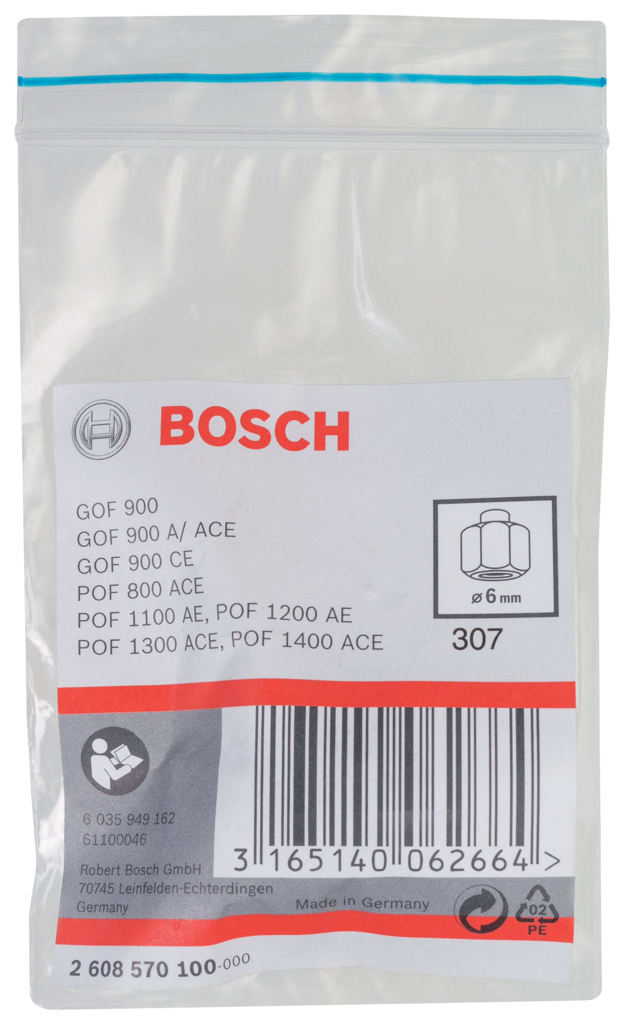 Bosch - 6 mm cap 19 mm Anahtar Genisligi Penset - Resim 2