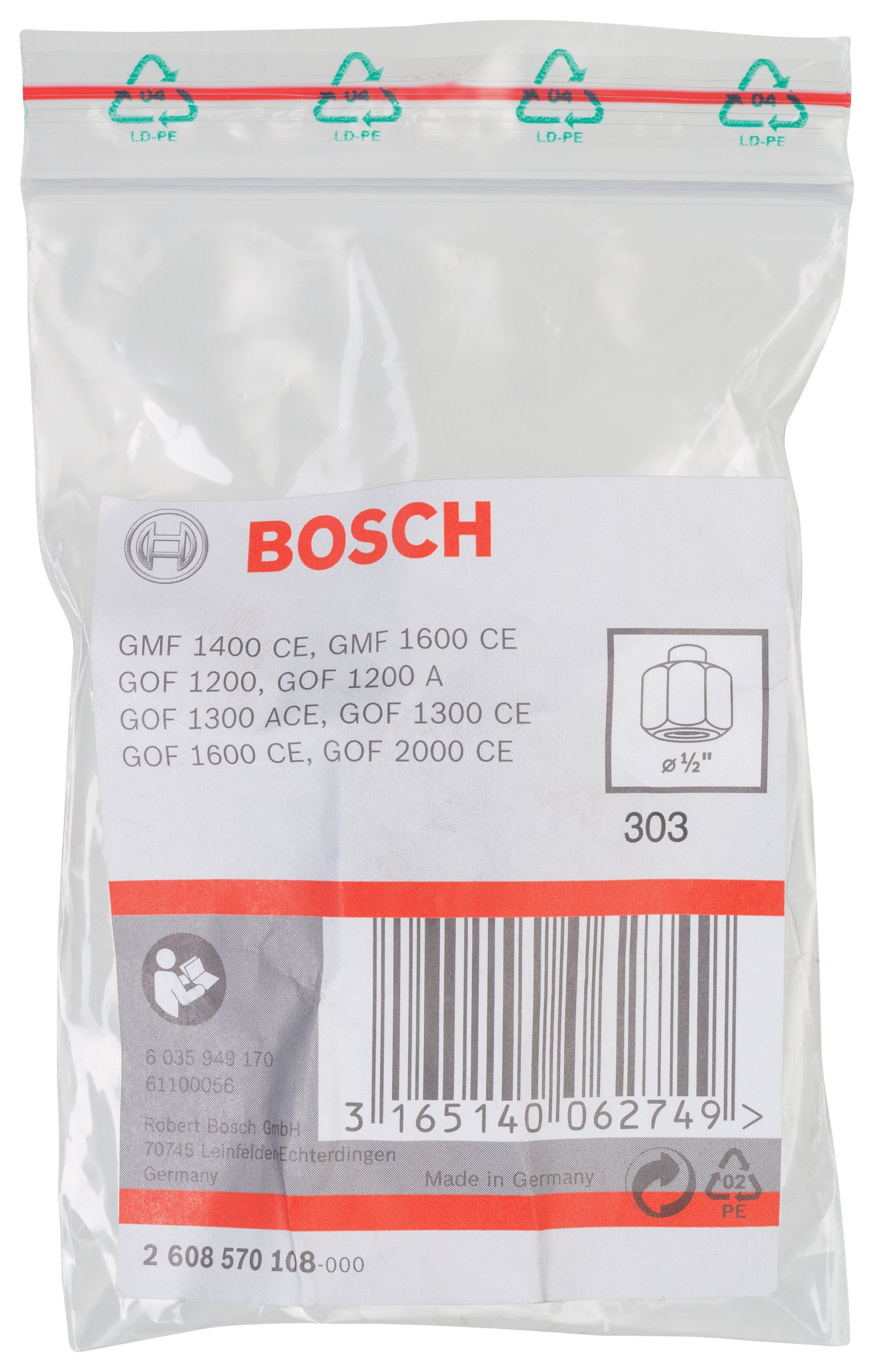 Bosch - 1/2'' cap 24 mm Anahtar Genisligi Penset - Resim 2