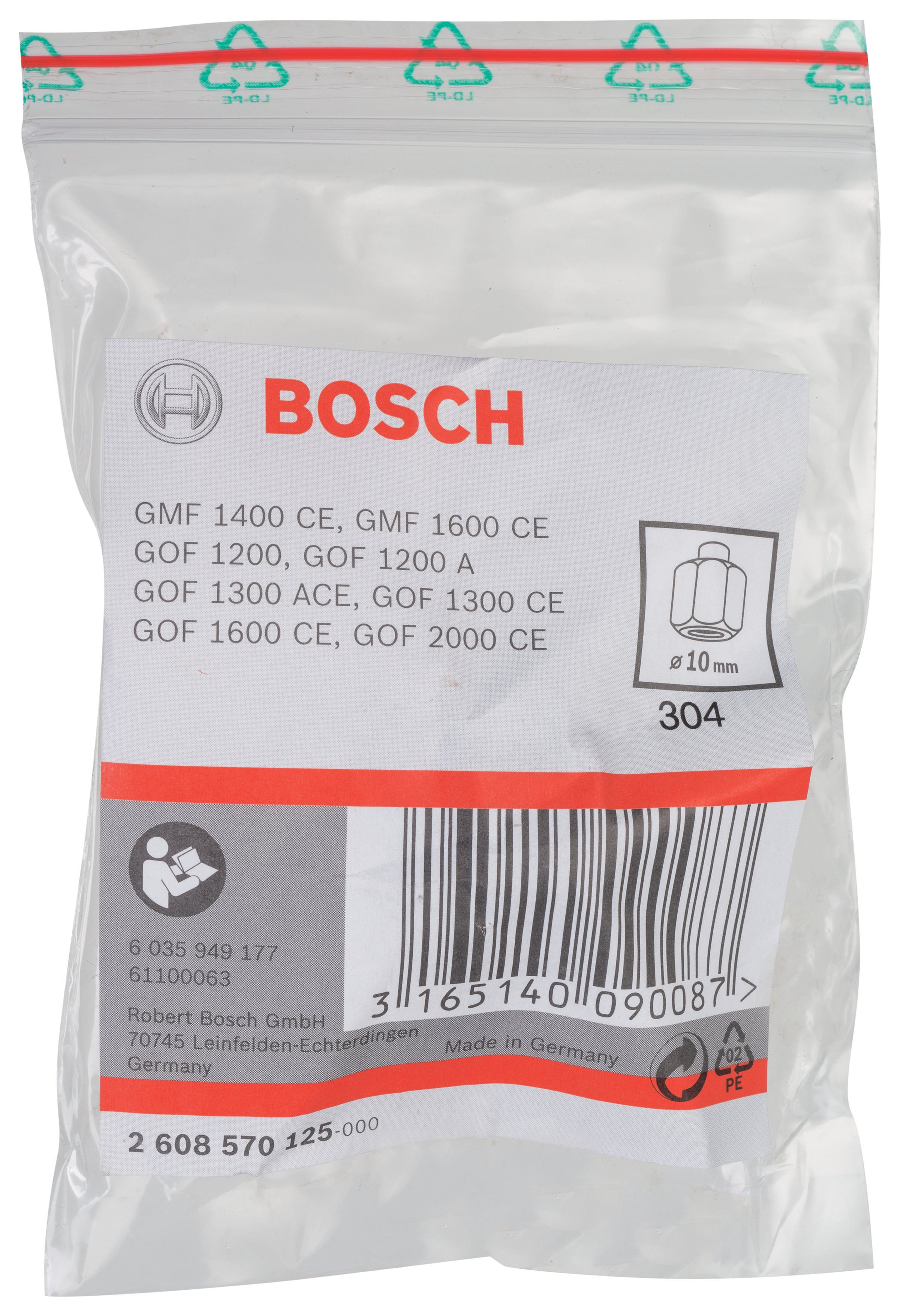 Bosch - 10 mm cap 24 mm Anahtar Genisligi Penset - Resim 2