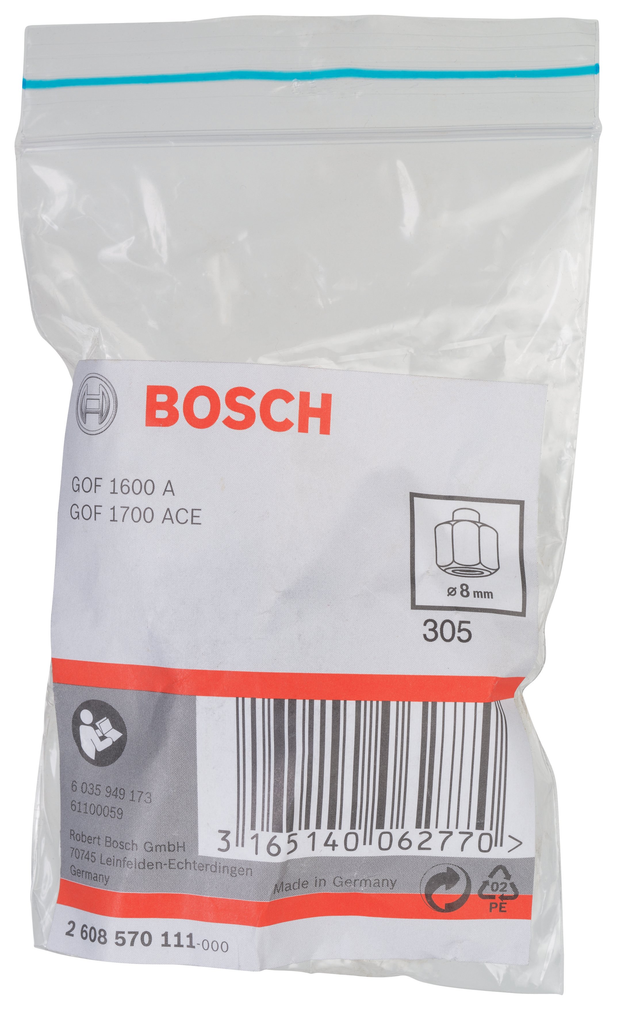 Bosch - 8 mm cap 27 mm Anahtar Genisligi Penset - Resim 2