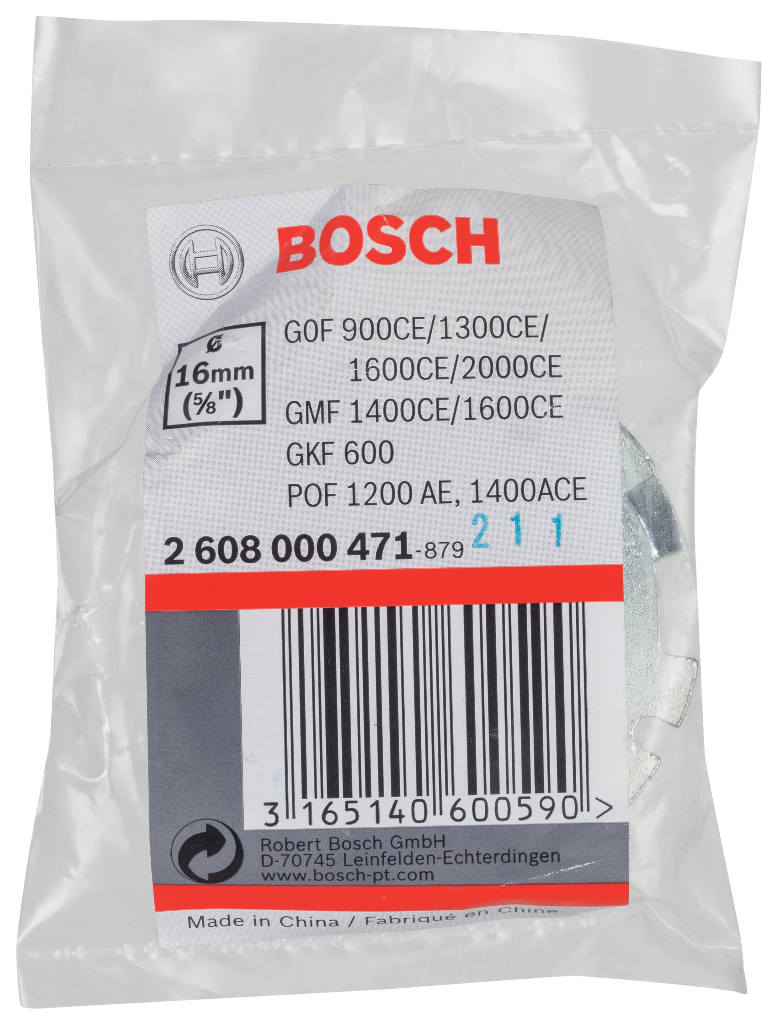 Bosch - Freze Kopyalama Sablonu 16 mm - Resim 2