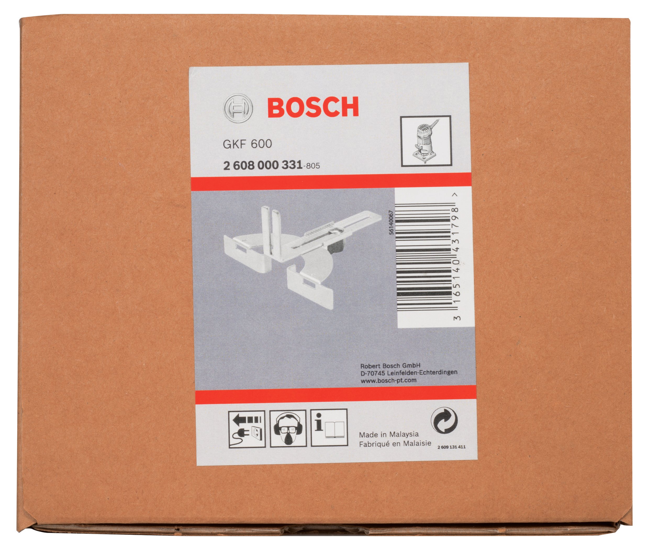 Bosch - GKF 600 Paralellik Mesnedi - Resim 2