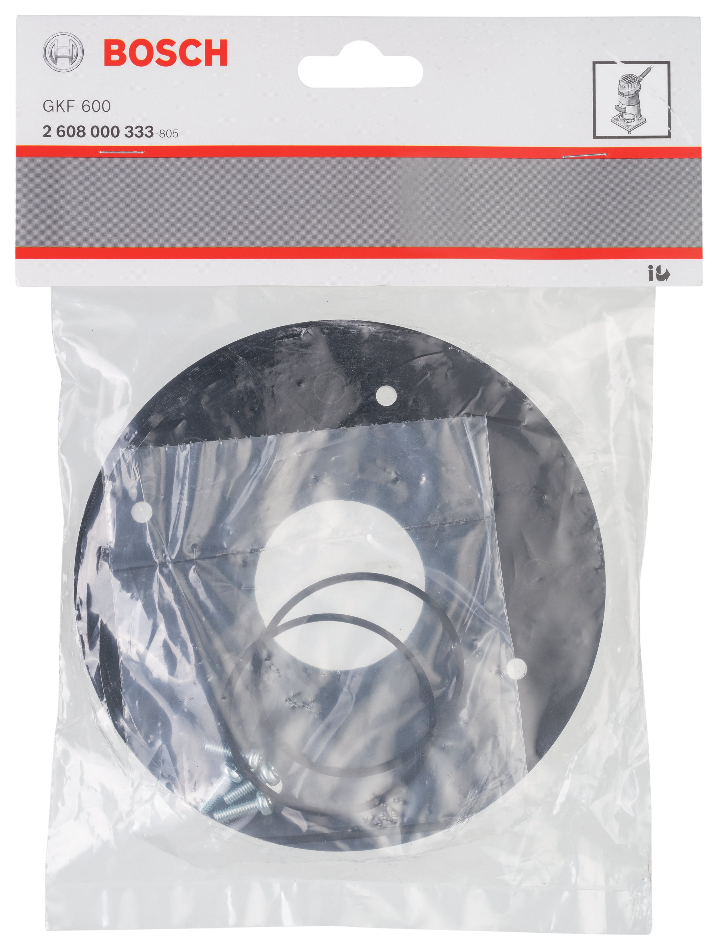 Bosch - GKF 600 Yuvarlak Taban Levhası - Resim 2