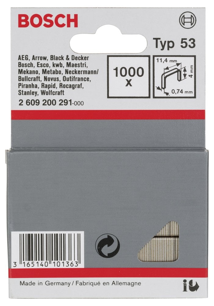 Bosch - Zımba Teli Tip 53 11,4*0,74*4 mm - Resim 2