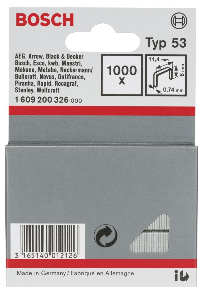 Bosch - Zımba Teli Tip 53 11,4*0,74*6 mm - Resim 2