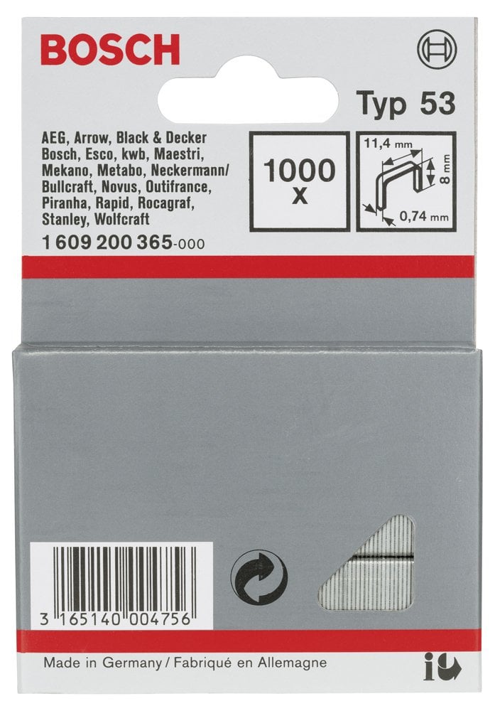 Bosch - Zımba Teli Tip 53 11,4*0,74*8 mm - Resim 2